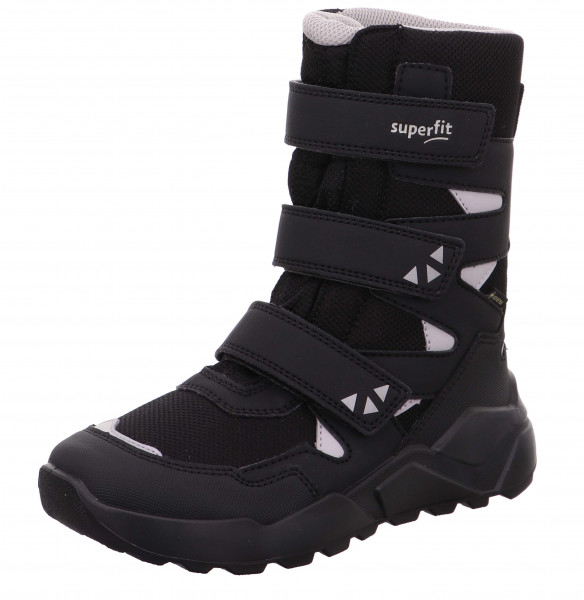 Black/Light Grey Superfit ROCKET Kids' Snow Boots | Australia-28356019